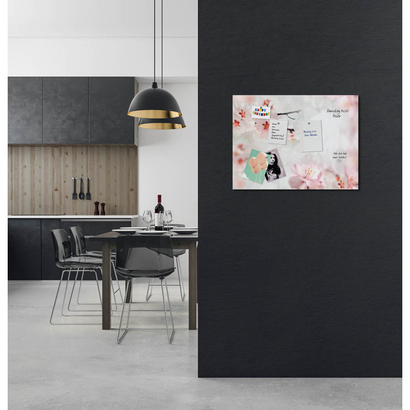 Magnetic Glass Photo Memo Board