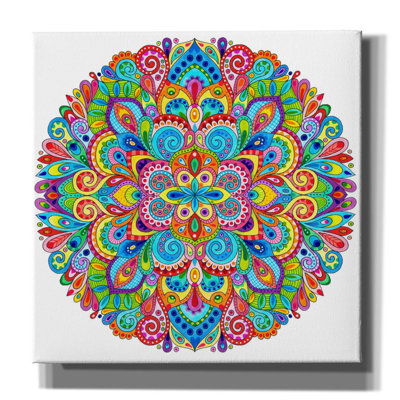 «Hard Candy Mandala» par Hello Angel, art mural sur toile