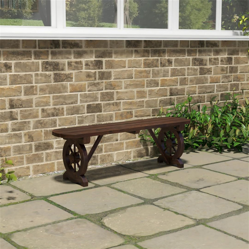 Manufactured Wood Wood Outdoor Bench
