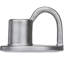 Ensemble de 2 bougeoirs coniques en céramique Elise Petite, bougeoirs décoratifs de table, argent-758378517