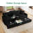 Brunella Corduroy Sectional Sleeper Modular Sofa Bed With Storage Space-1839918096