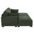 Stoneville Corduroy Sectional Symmetrical-348398628