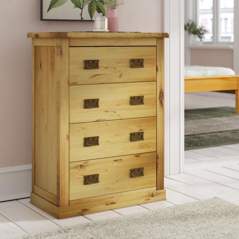 Nagle 70cm W 4 - Drawer Chest of Drawers, Squared