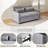 Sofa pull-out bed includes two pillows-660915630