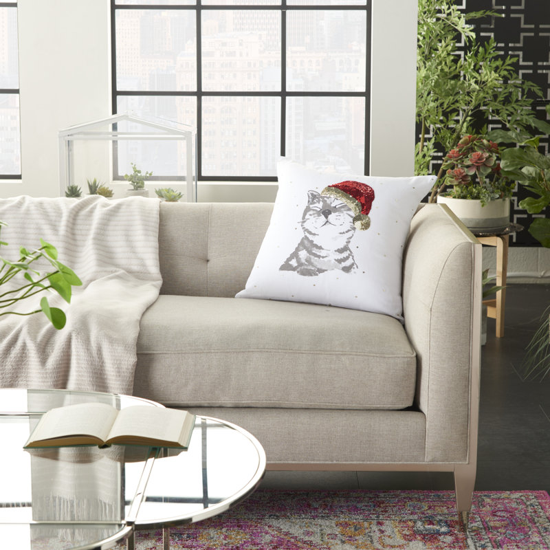  Housse et insert de coussin en coton Christmas