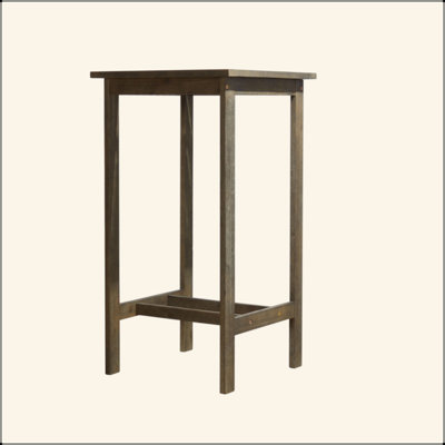 Charmante table de bar en bois rustique pour le plaisir et la détente en plein air