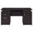 Rochelle Cappuccino 2-Drawer Office Computer Desk-2098782981