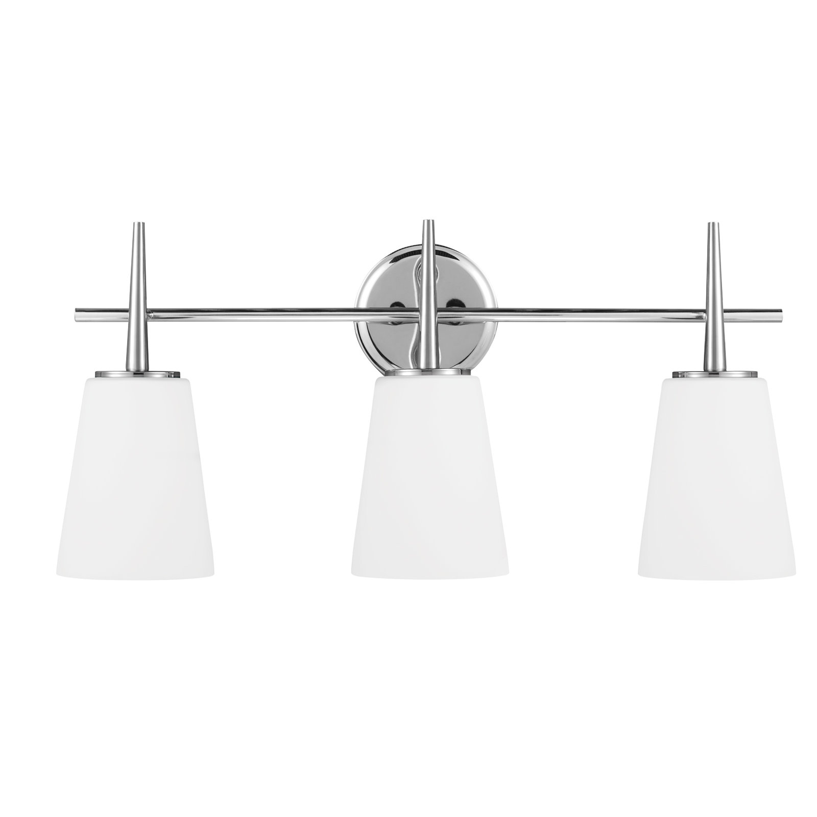 Erlandson Dimmable Vanity Light, Chrome, 9 W A19 Medium
