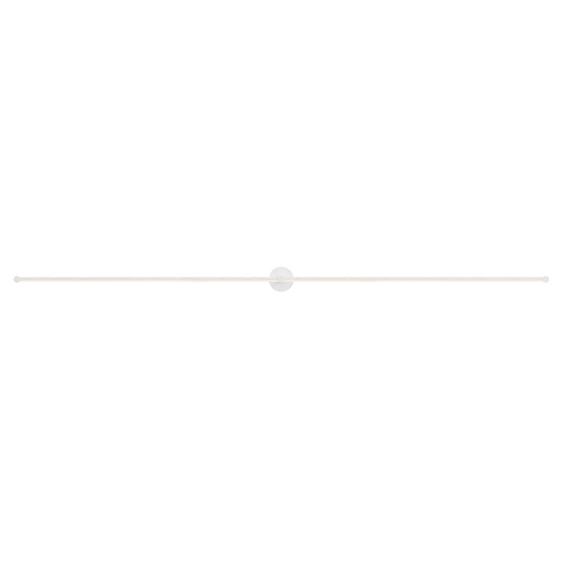 Purolinear 360 2 - Light Dimmable LED Vanity Light, Satin White, 1.25" H x 73.25" W x 2.75" D