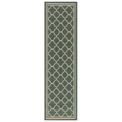 Tapis d'intérieur / extérieur à motif géométrique Courtyard Performance