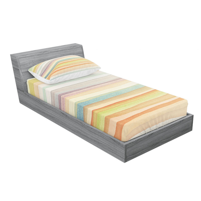 Microfiber Sheet Set, Twin Sheet Set with Fitted Sheet