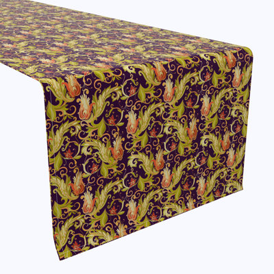 Table Runner, 100% Cotton, Floral 31