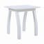 Table d'appoint en bois d'acacia blanc SELMA, durable et élégante pour les intérieurs modernes-980025094