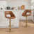 Brown Seat/Gold Frame