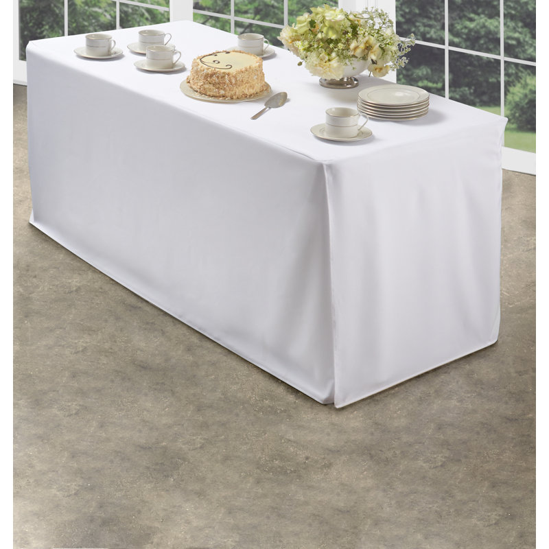 Nappe de couleur unie, L 72 po x l 28 po, Blanc