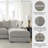 Bradninch 3-Piece Sofa Sectional With Chaise