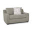 Canapé modulaire 3 pièces avec canapé, fauteuil et siège amovible Wilmot-112307150