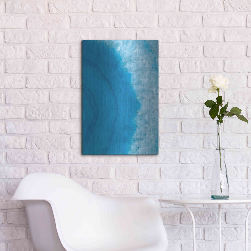 Art mural en métal «Agate Geode II» par Wild Apple Portfolio, H 24 po x l 16 po