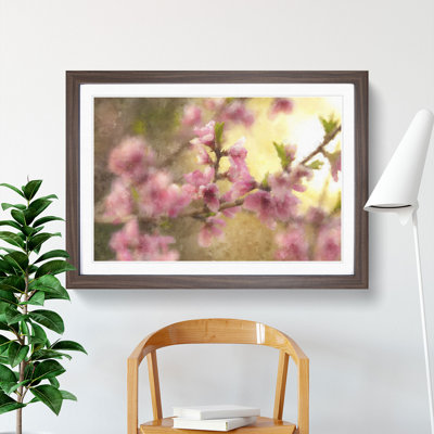 Cherry Blossom Flowers - Framed Print