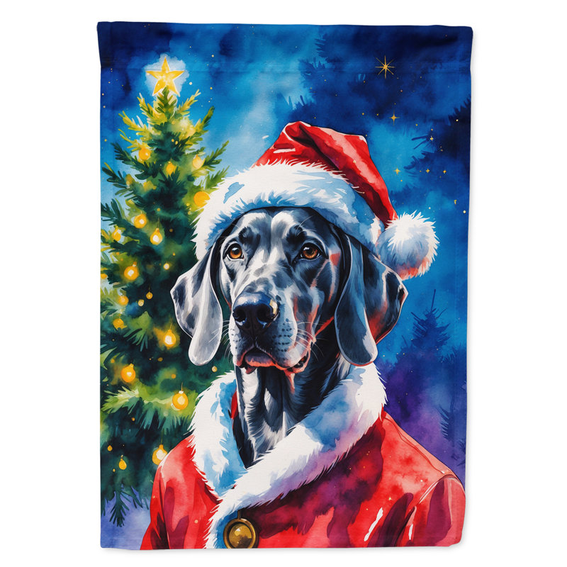 Drapeau de jardin Doberman Pinscher, Braque de Weimar