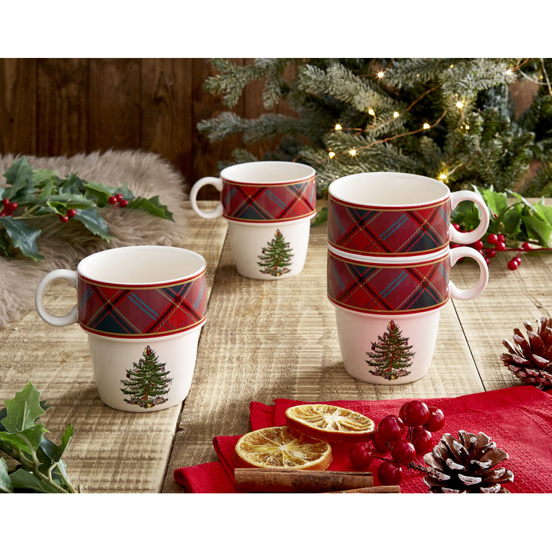 Mugs empilables TARTAN S / 4
