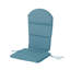  Coussins de chaise d'extérieur avec attaches Adirondack, tissu résistant à l'eau, ensemble de 4, bleu turquoise-1901646470-1901652164