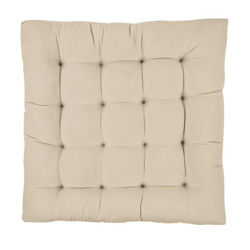 Antoni Sunbrella® Floor Square Indoor/Outdoor Pillow Cover & Insert, Antique Beige