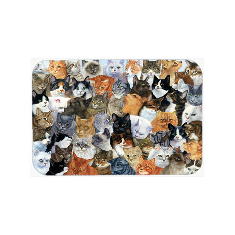 Planche à découper en verre caroline trésors chats galore
