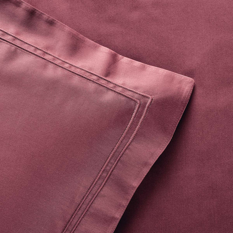 Triomphe Sateen Pillow Sham, Boudoir, Fjord