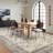 Vintage Machine Washable Rug for Living Room  Non Slip Non Shedding Floor Cover  Low Pile Carpet Foldable Floral Print Soft Mat for Nursery Bedroom Office-786959723