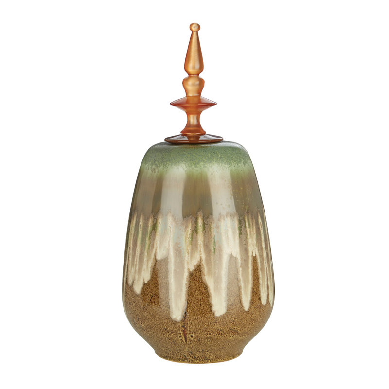 Stoneware Decorative Urns & Jars, 48cm H x 22cm W x 22cm D