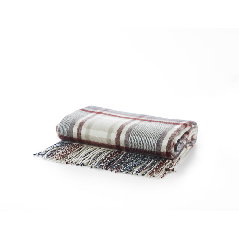 Plain Weave / Muslin Throw Blanket, Grey