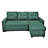 Stylish 3 L-Shaped , Bluenish , , Versatile For Living Areas And Small Homes Sleeper-1811128239