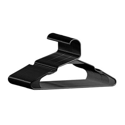 Plastic Hangers Clothes Hangers, Durable Hangers Space Saving for Everyday Standard Use and Dorm Room Essentials Hangers