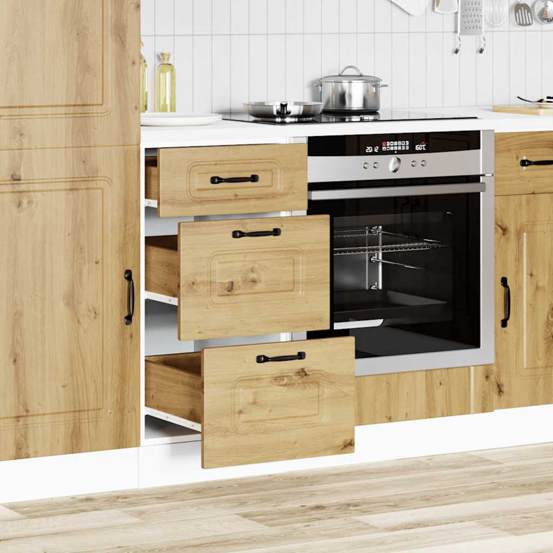 Kitchen Base Cabinet Kalmar Engineered Wood, Artisan Oak
