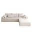 Canapé modulaire 2 pièces Maiki