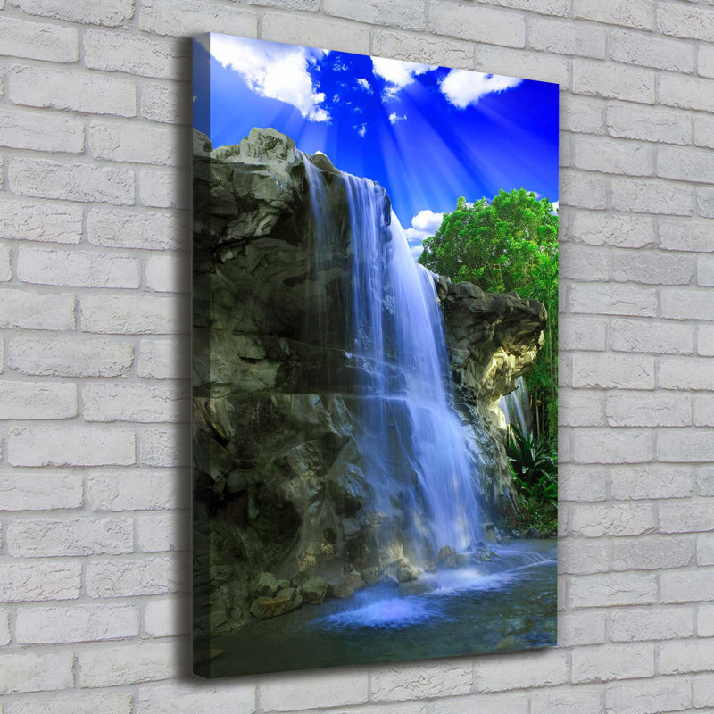 Waterfall - Wrapped Canvas Print