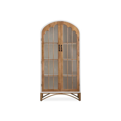 Beige + Burlywood Solid Wood Display Cases