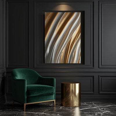 Art mural sur toile gris clair DiagonalStripes