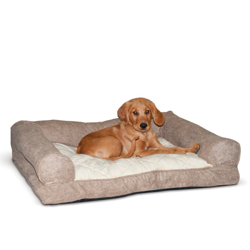 Lazy Pet Bed, Tan, Small (25" L x 19" W)