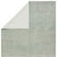 Tapis vert / bleu uni / extérieur tissé à la main Normanno (2 pi x 3 pi)-822733537