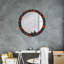 Huldar Glass Flat Wall Mirror-1948788885