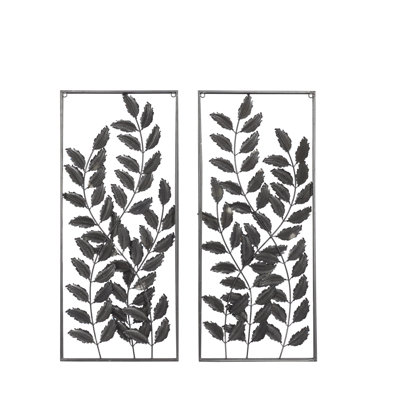 Traditional Plants & Flowers Wall Decor on Metal