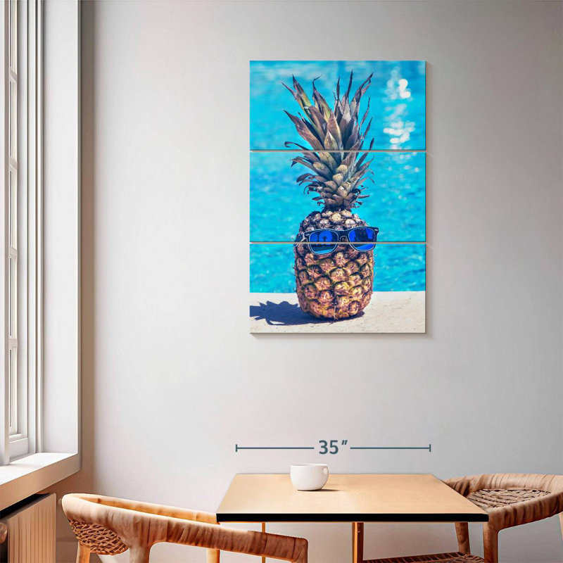 Yarlin Cool Pineapple, 57" H x 36" W