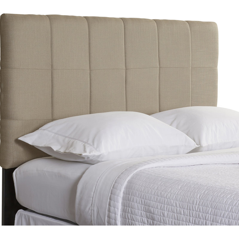 Muni Upholstered Headboard, Queen, Beige