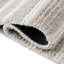 Rectangle Geometric Hand Tufted Wool Area Rug in Ivory/Gray-180834951