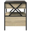 Daneli 40cm W Steel Bedside Table-2087432858