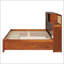 Lit de jour double en bois avec 3 tiroirs de rangement-1429770113