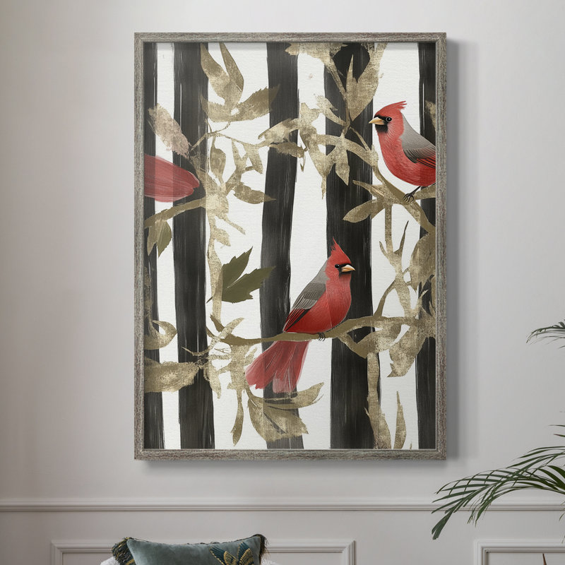 «Christmas Holiday Art» CDXXXVI, reproduction d'art encadrée - bois massif, H 11 po x l 9 po