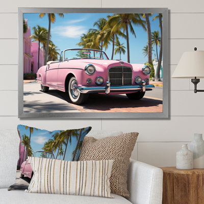 Miami Miami Bentley I, reproduction d'art sur toile